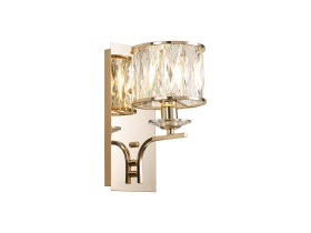 IL31827  Vivienne Crystal Wall Lamp 1 Light French Gold